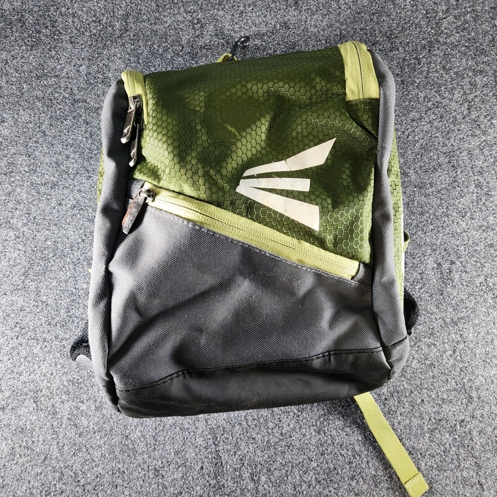 Easton Baseball Softball Equipment‎ Backpack Bag Green Grey Honeycomb Ripstop